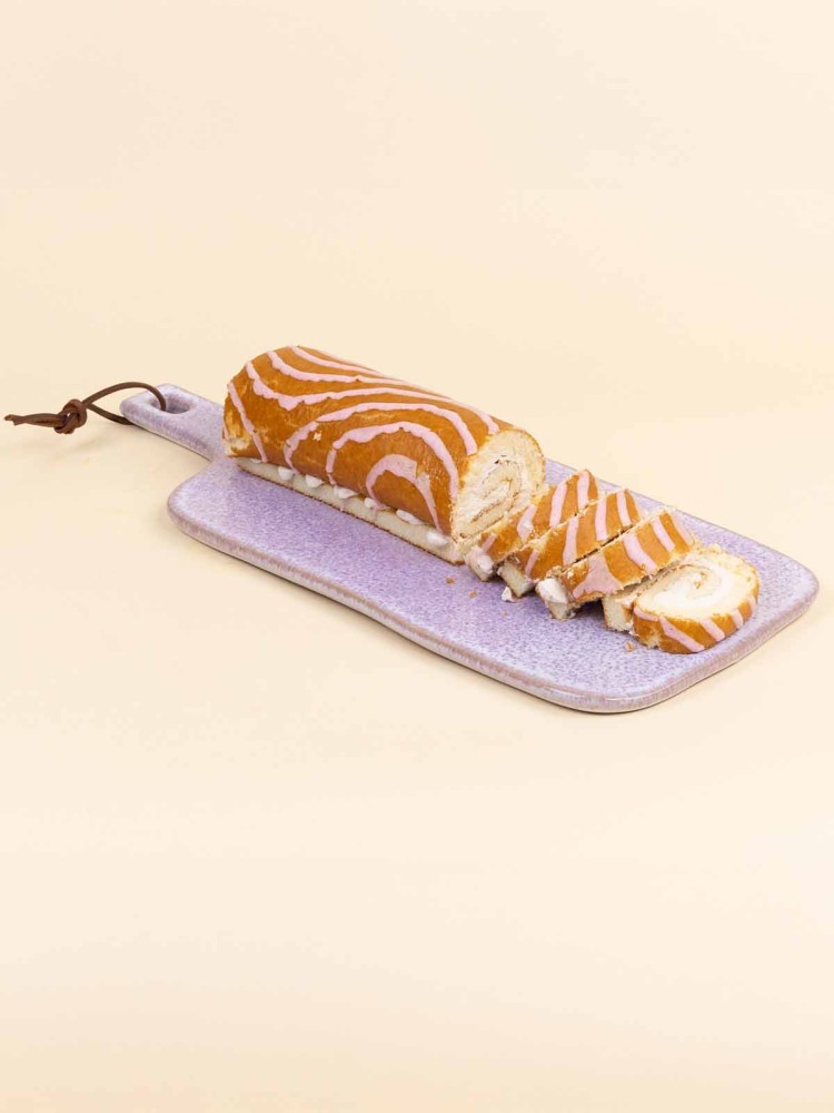 Serveringsfad i keramik (43 x 18) - Lilla - Billede 9